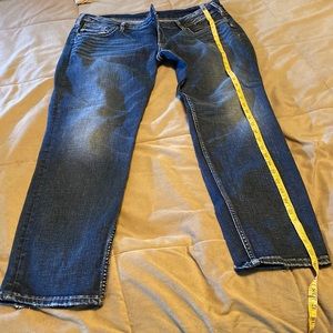 Silver Boyfriend size 36 fit like an 18